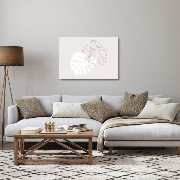 Staklena slika - Linijska Staklena slika čudovišta N⁰2 (70x50 cm)