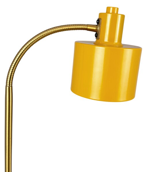 Stolne Lampa Dyberg Larsen, Ocean Flex, Žuta, Dnevna soba, Metal, Skandinavski