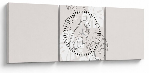 Slika - Linijska slika čudovišta N⁰3 (sa satom) (90x30 cm)