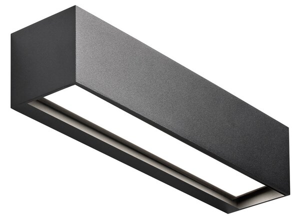Zidne Svjetiljka LIGHT-POINT, Linea W2, prigušiv, Crno, Dnevna soba, Aluminij, Dizajn