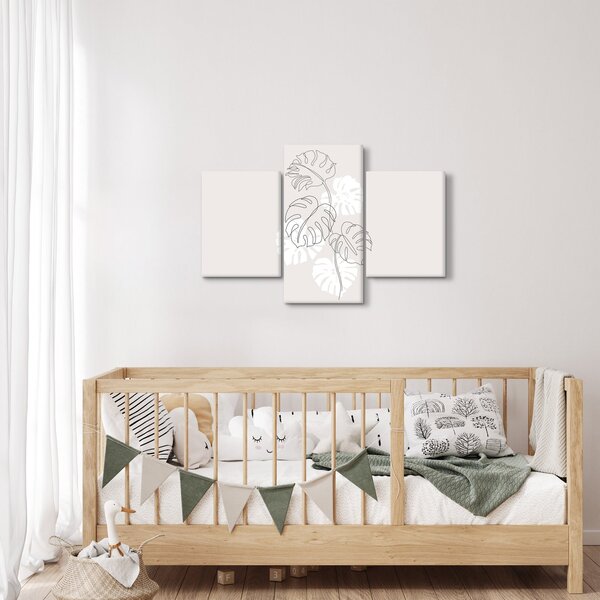 Slika - Linijska slika čudovišta N⁰3 (90x60 cm)