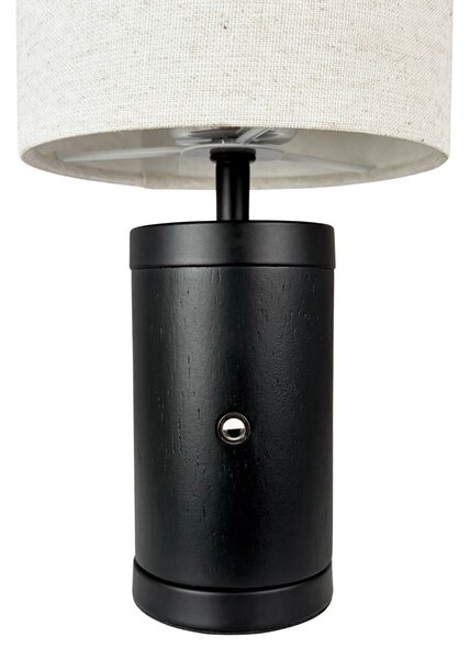 Stolne Lampa Dyberg Larsen, Mellow, prigušiv, Crno, Dnevna soba, Drvo, Skandinavski