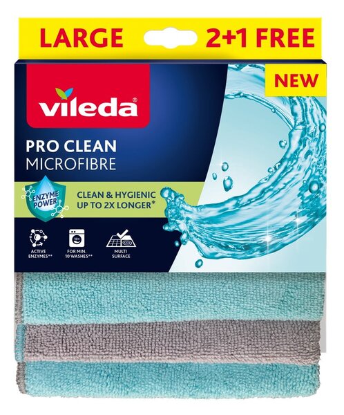 Krpe za čišćenje u setu 6 kom od mikrovlakana Pro Clean – Vileda