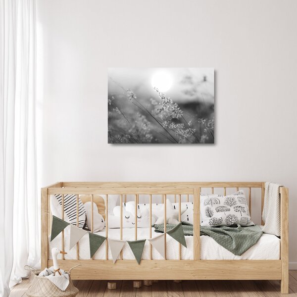 Staklena slika - Jesenja livada (70x50 cm)