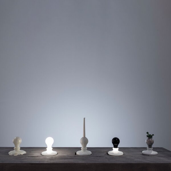 Stolne Lampa Foscarini, White Light, prigušiv, Bijela, Dnevna soba, Staklo, Dizajn