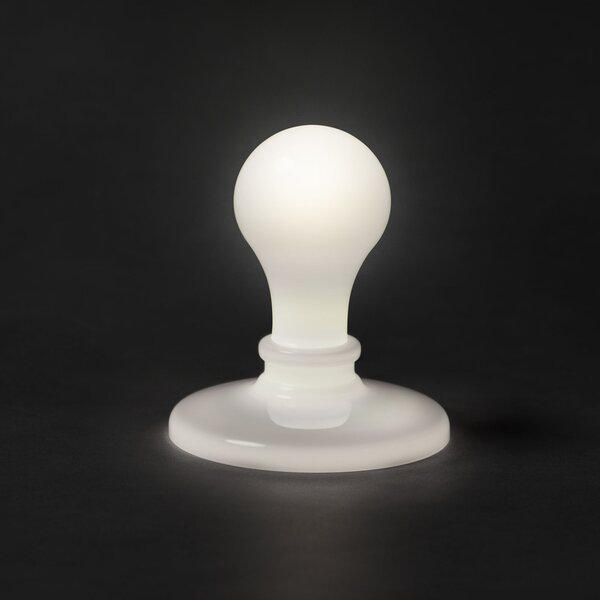 Stolne Lampa Foscarini, White Light, prigušiv, Bijela, Dnevna soba, Staklo, Dizajn