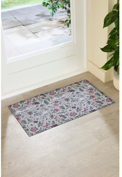 Otirač od PVC-a 40x70 cm Hare Wildflowers – Artsy Doormats