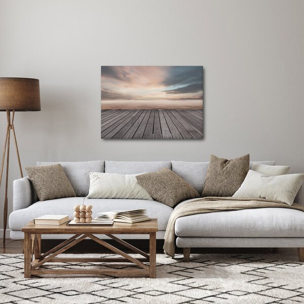 Slika - Pristanište u zalasku sunca (70x50 cm)