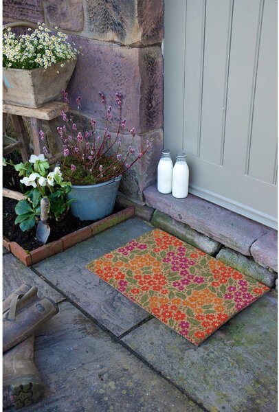 Otirač od kokosovih vlakana 40x60 cm Floral – Artsy Doormats