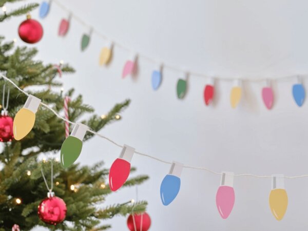 Božićna girlanda FESTIVE LIGHTS 5 m, raznobojna