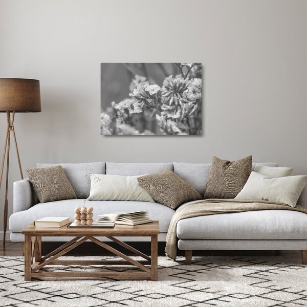 Staklena slika - Osušeno cvijeće (70x50 cm)