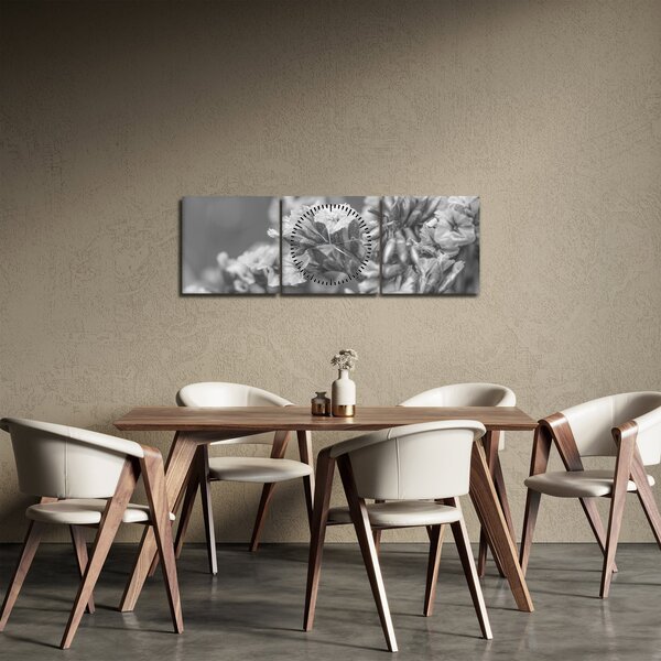 Slika - Osušeno cvijeće (sa satom) (90x30 cm)