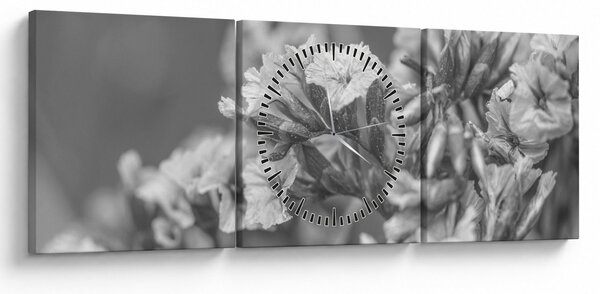 Slika - Osušeno cvijeće (sa satom) (90x30 cm)