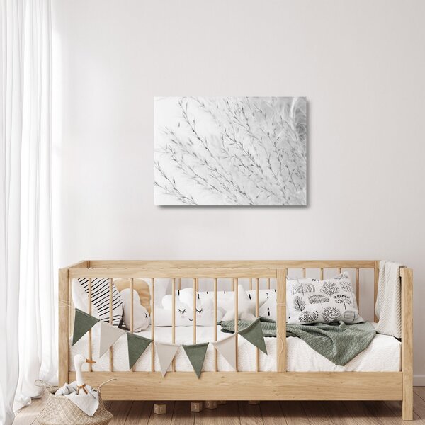 Staklena slika - Pampas trava N⁰2 (70x50 cm)