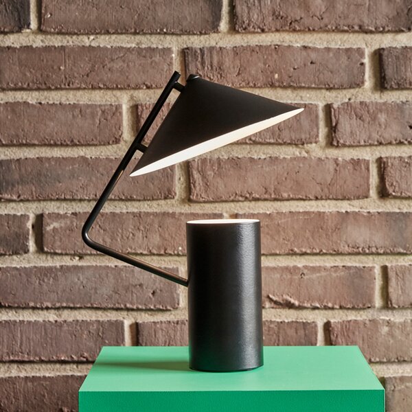 Stolne Lampa Hübsch, Sen, Crno, Dnevna soba, Metal, Dizajn