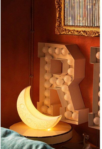 Stolne Lampa SELETTI, Bijela, Dnevna soba, Ostalo