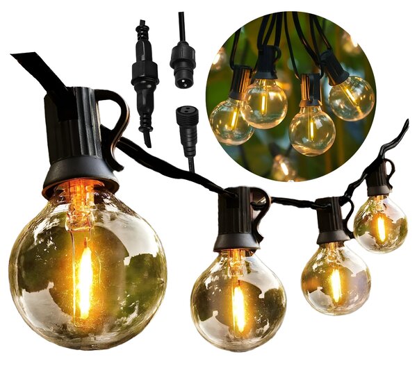 JAKS Vrtna svjetlosna girlanda 20 LED, 15 m