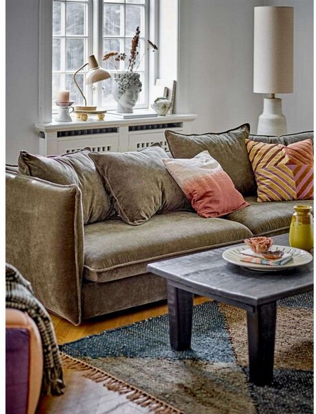 Podne Lampa Bloomingville, Bijela, Dnevna soba, Tkanina / tekstil