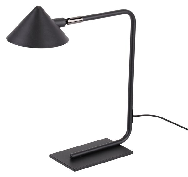 Stolne Lampa Watt & Veke, Kuro, prigušiv, Crno, Dnevna soba, Metal, Dizajn