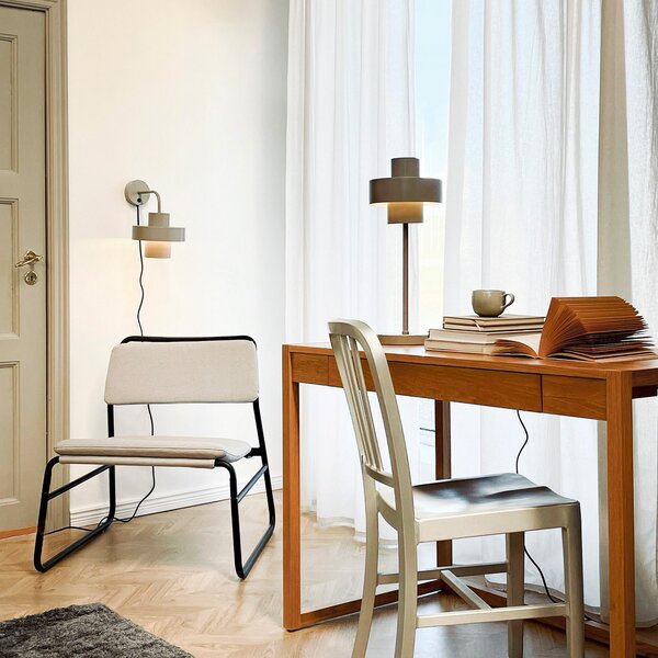 Stolne Lampa Dyberg Larsen, Stoke, Sivo, Dnevna soba, Metal, Dizajn