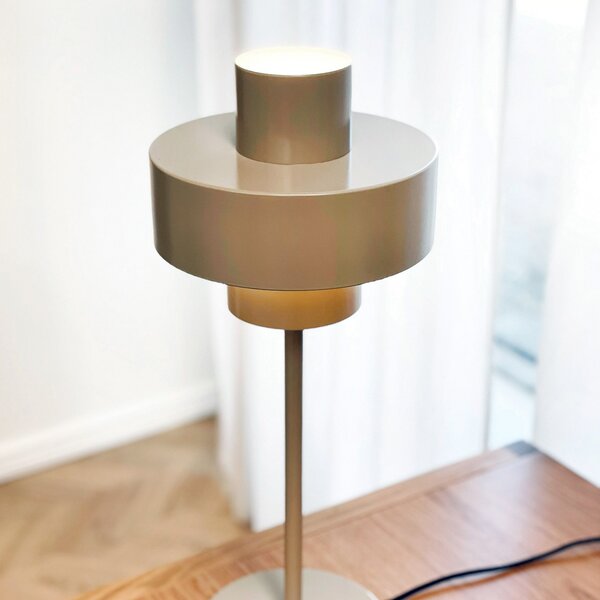 Stolne Lampa Dyberg Larsen, Stoke, Sivo, Dnevna soba, Metal, Dizajn