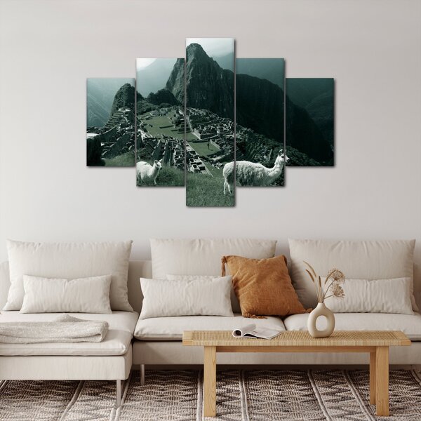 Slika - Plamen u Machu Picchuu u Peruu (150x105 cm)
