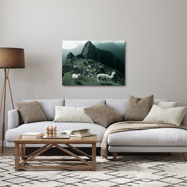 Slika - Plamen u Machu Picchuu u Peruu (70x50 cm)