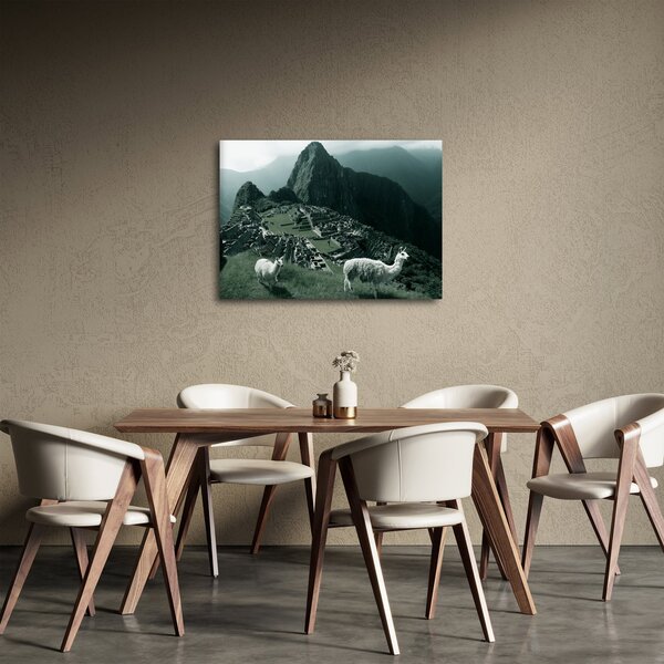 Slika - Plamen u Machu Picchuu u Peruu (70x50 cm)