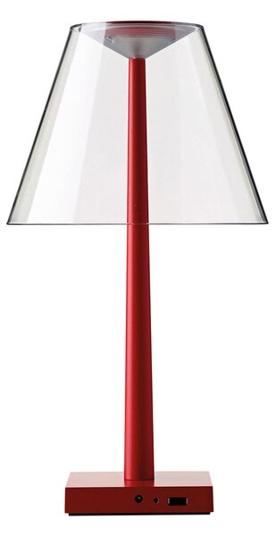 Stolne Lampa Rotaliana, Dina+, prigušiv, Crvena, Dnevna soba, Metal, Dizajn