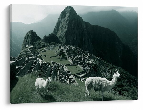 Slika - Plamen u Machu Picchuu u Peruu (70x50 cm)