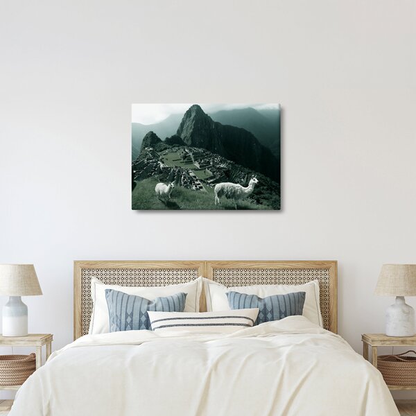 Slika - Plamen u Machu Picchuu u Peruu (70x50 cm)