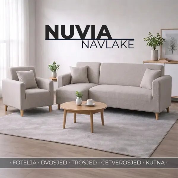 Nuvia elastična navlaka za kauč i fotelju