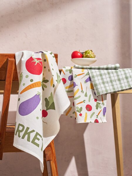 Sinsay - Pamučne kuhinjske krpe 3 pack