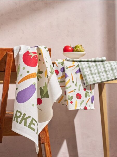 Sinsay - Pamučne kuhinjske krpe 3 pack