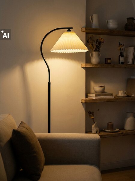 Sinsay - Podna lampa s tekstilnim sjenilom