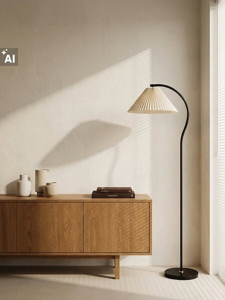 Sinsay - Podna lampa s tekstilnim sjenilom