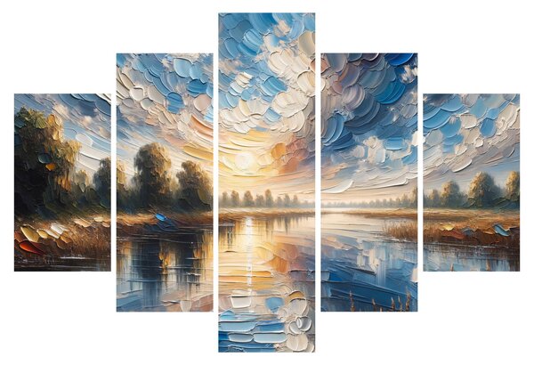 Slika - Slika sunca iznad vode (150x105 cm)