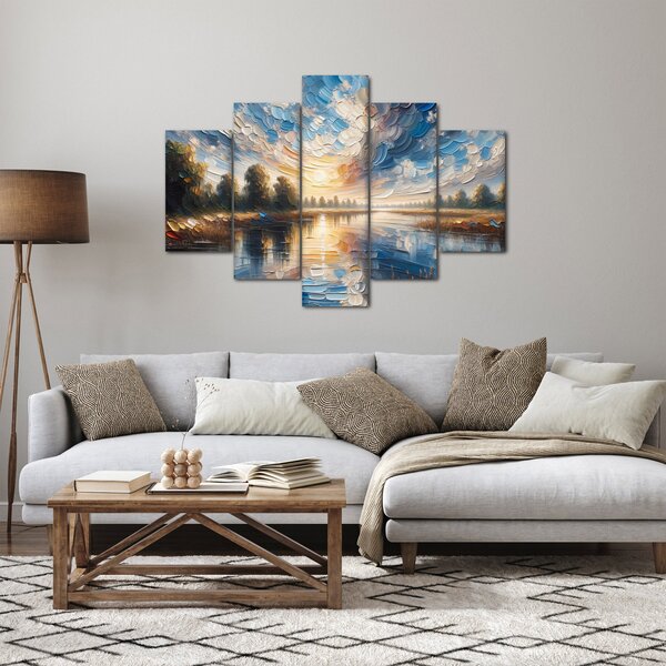 Slika - Slika sunca iznad vode (150x105 cm)