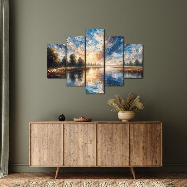 Slika - Slika sunca iznad vode (150x105 cm)