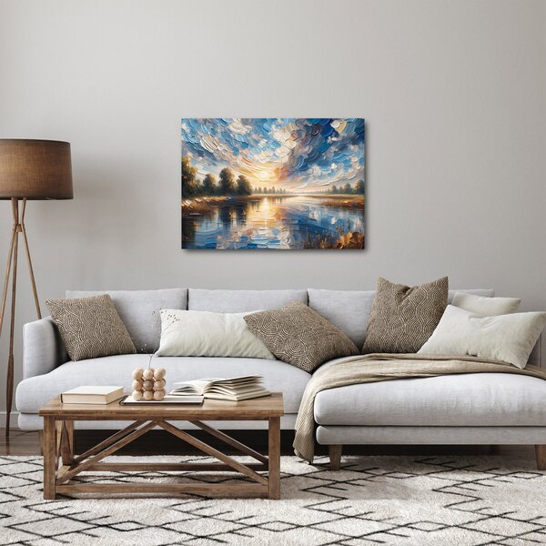 Slika - Slika sunca iznad vode (70x50 cm)