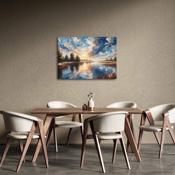 Slika - Slika sunca iznad vode (70x50 cm)