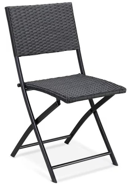 Sklopive vrtne stolice ROME od poliratana - set od 2, nosivost 120 kg