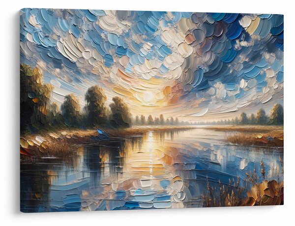Slika - Slika sunca iznad vode (70x50 cm)