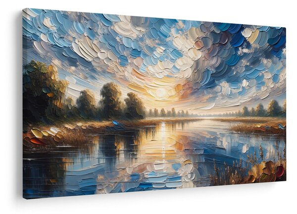 Slika - Slika sunca iznad vode (90x60 cm)