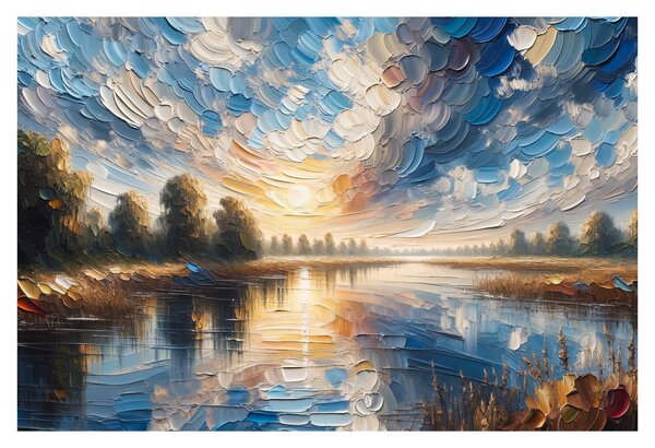 Slika - Slika sunca iznad vode (90x60 cm)