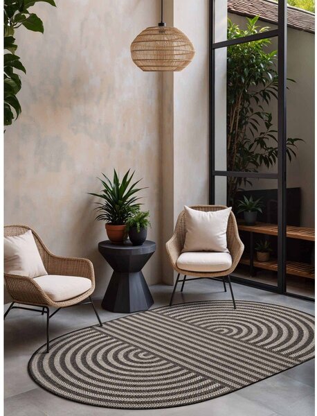 Crni/krem unutarnji i vanjski tepih 160x230 cm Haringey Woodfield – Ted Baker