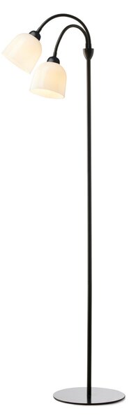 Podne Lampa Halo Design, GLOW, Crno, Dnevna soba, Metal, Dizajn