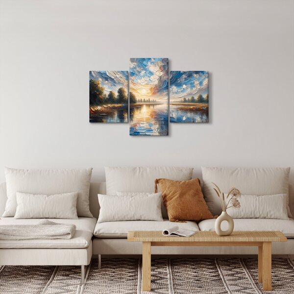 Slika - Slika sunca iznad vode (90x60 cm)