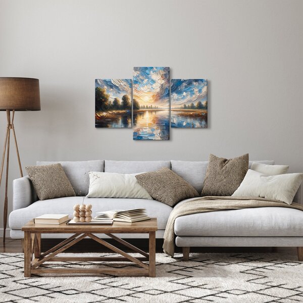 Slika - Slika sunca iznad vode (90x60 cm)