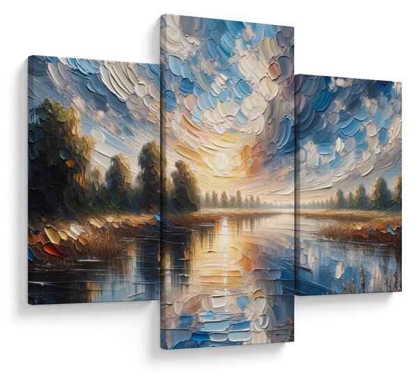 Slika - Slika sunca iznad vode (90x60 cm)